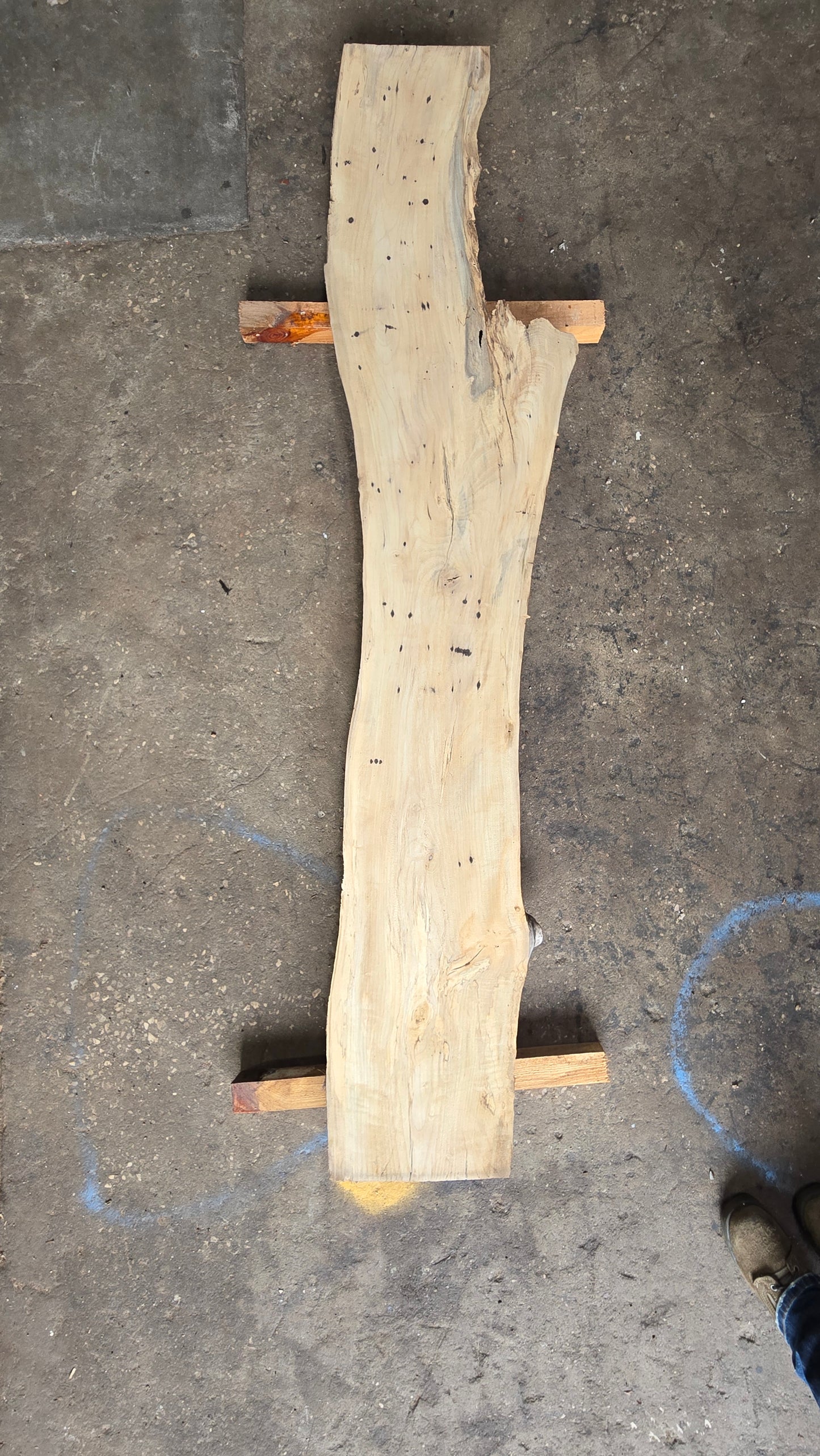 Sweet Gum Live Edge Slab SG726241A