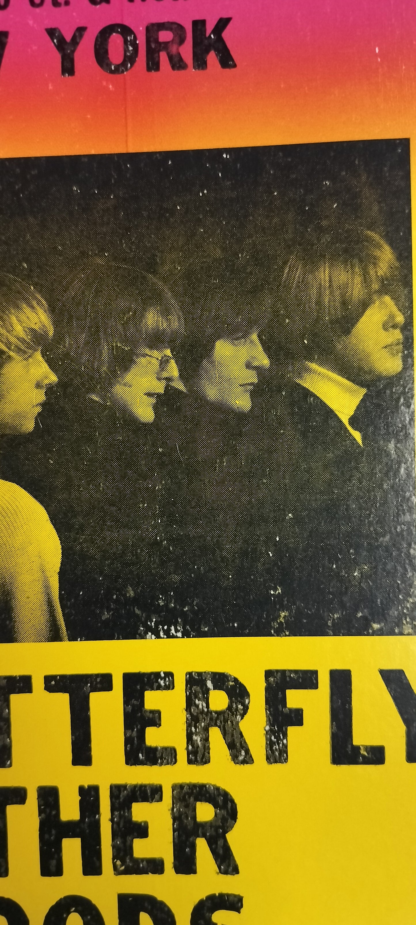 Brooklyn Rock Concert Poster Iron Butterfly The Byrds Grateful Dead