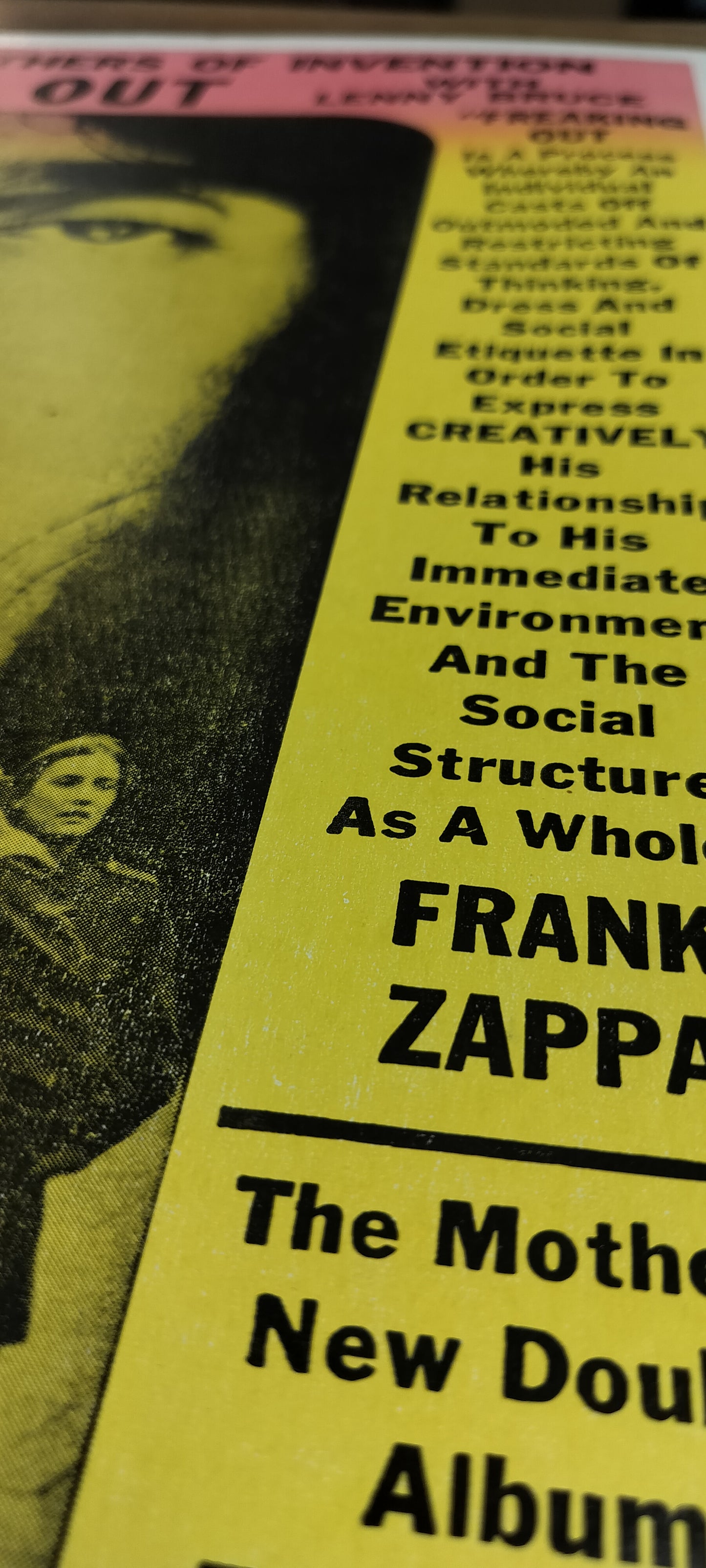 Frank Zappa Freak Out Concert Poster