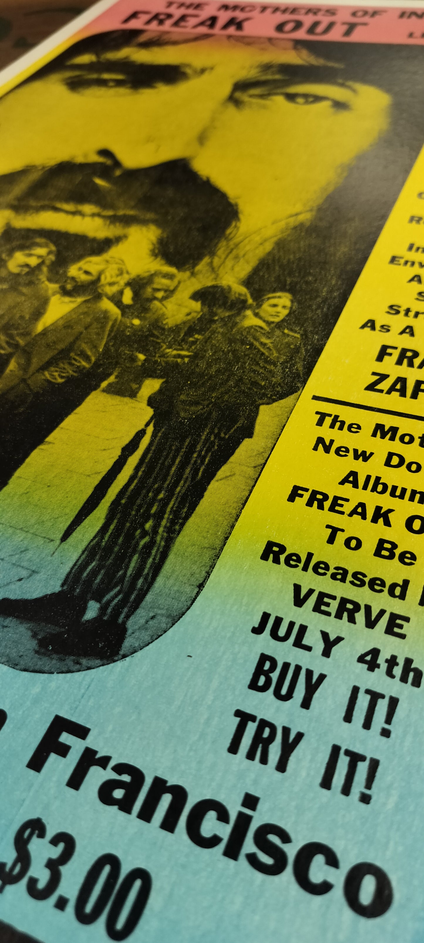 Frank Zappa Freak Out Concert Poster