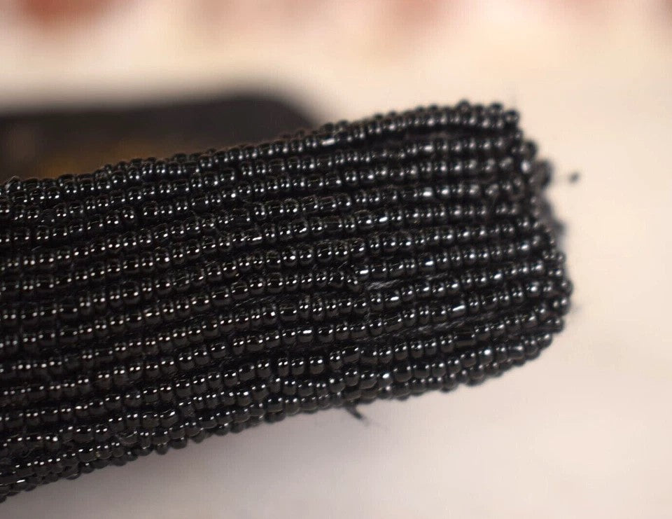 Chicos Beaded Fish Wristlet Purse Black With Sequins And Tassel