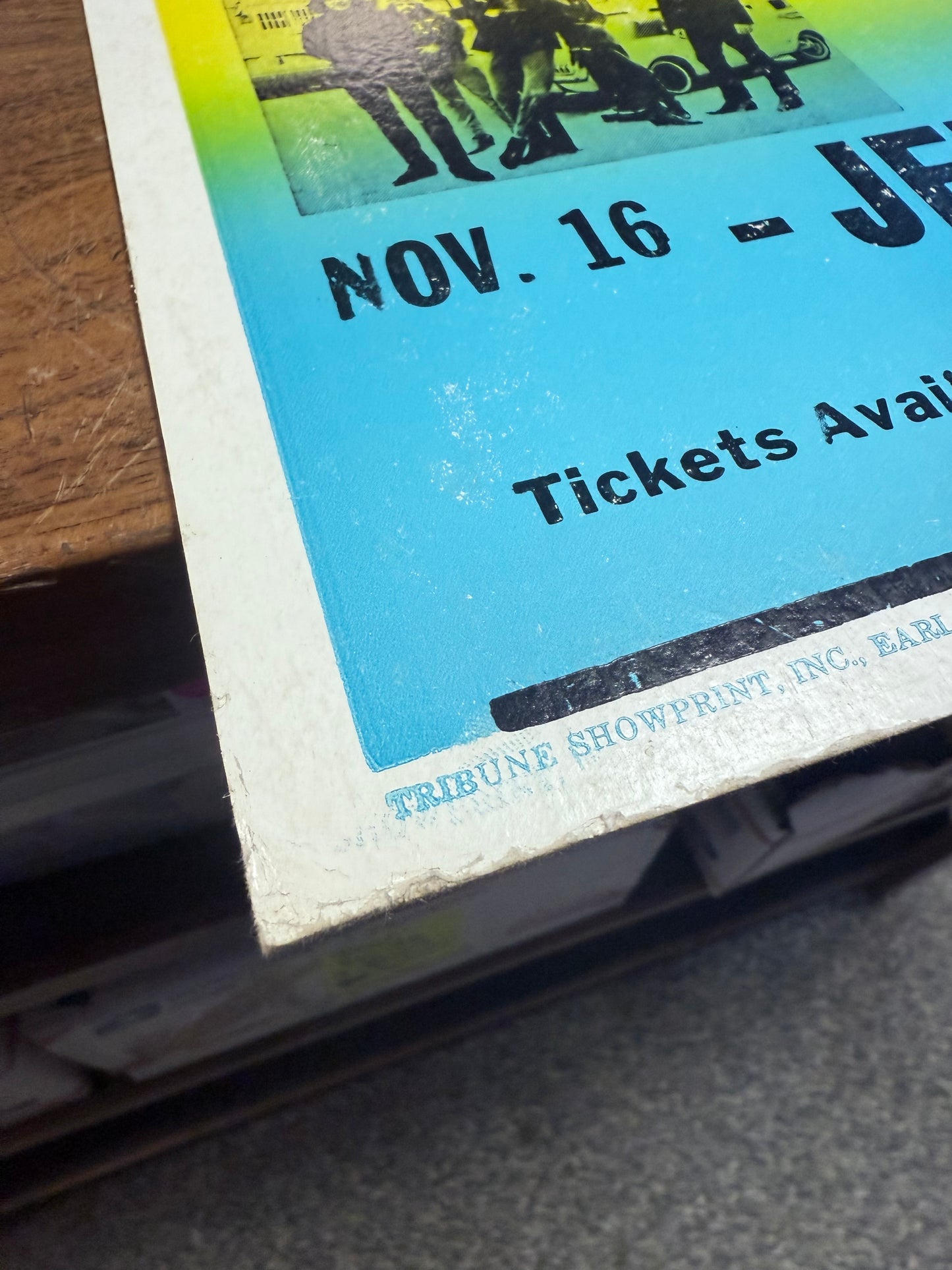 Brooklyn Rock Concert Poster Iron Butterfly The Byrds Grateful Dead