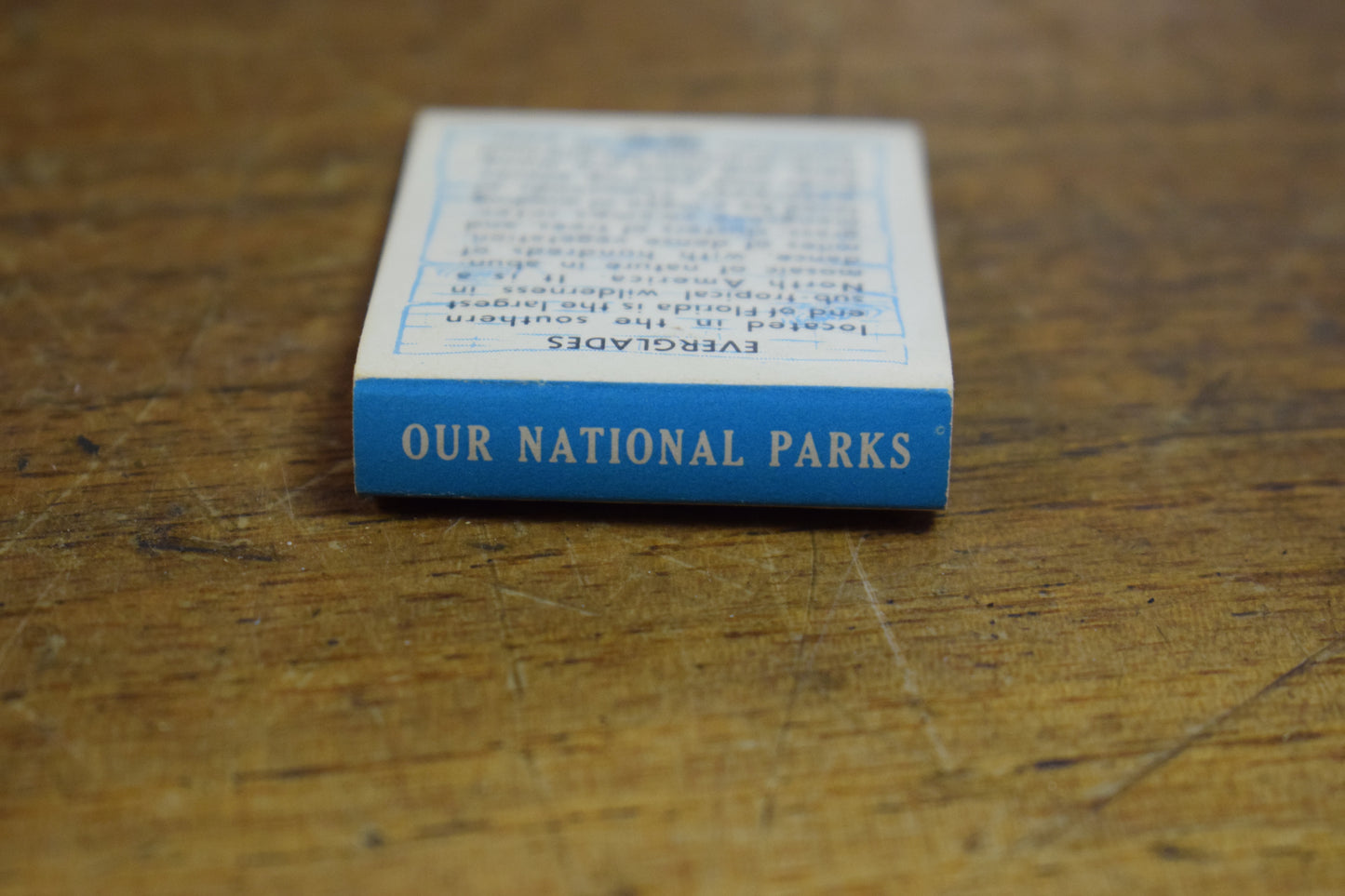 Everglades National Park Matchbook