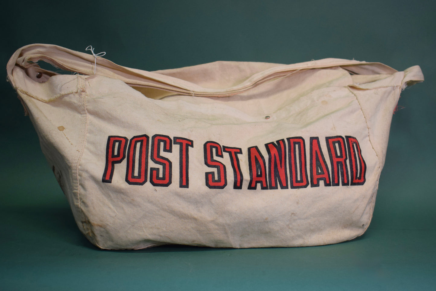 "Post Standard" vintage newspaper mail bag