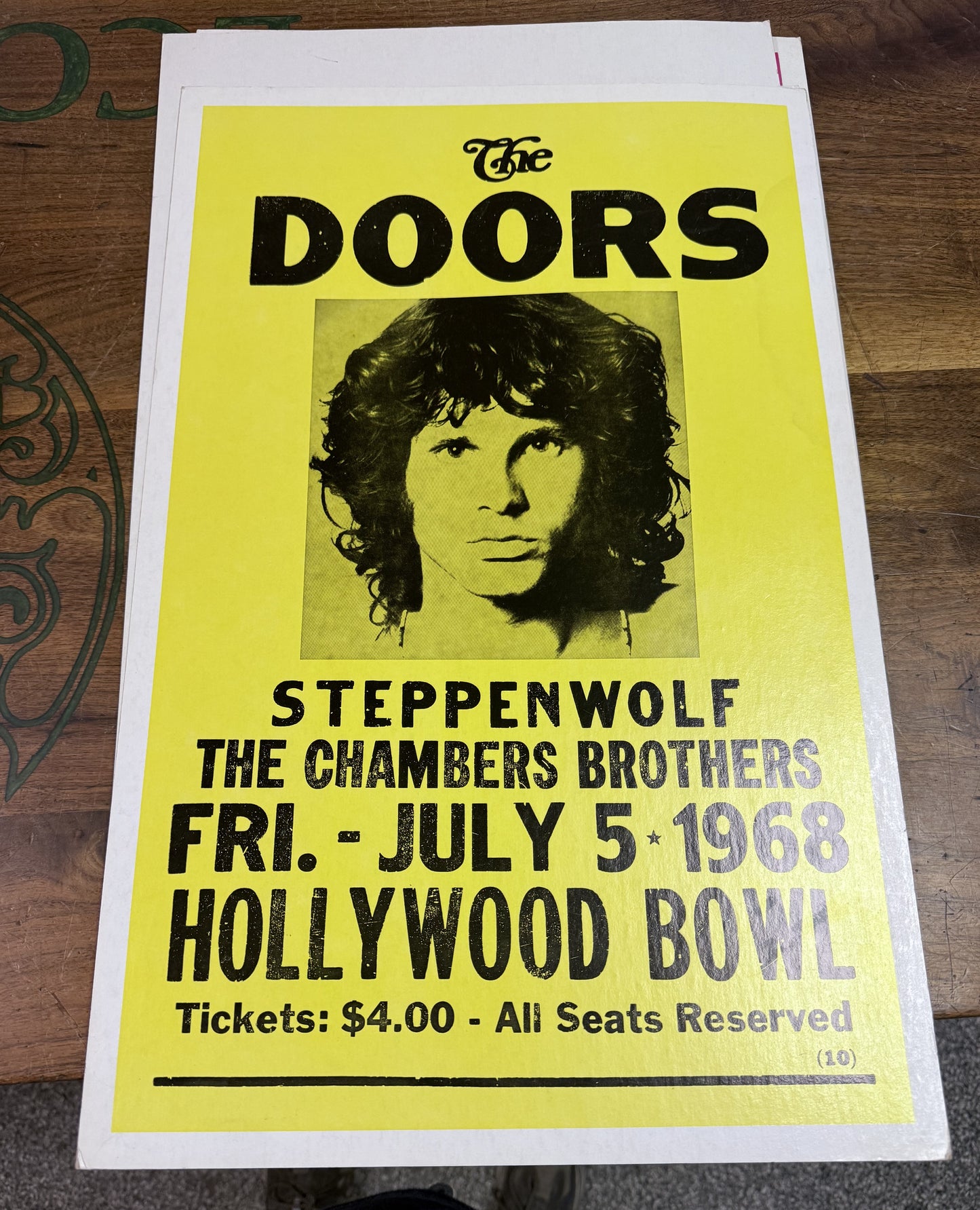 The Doors concert poster
