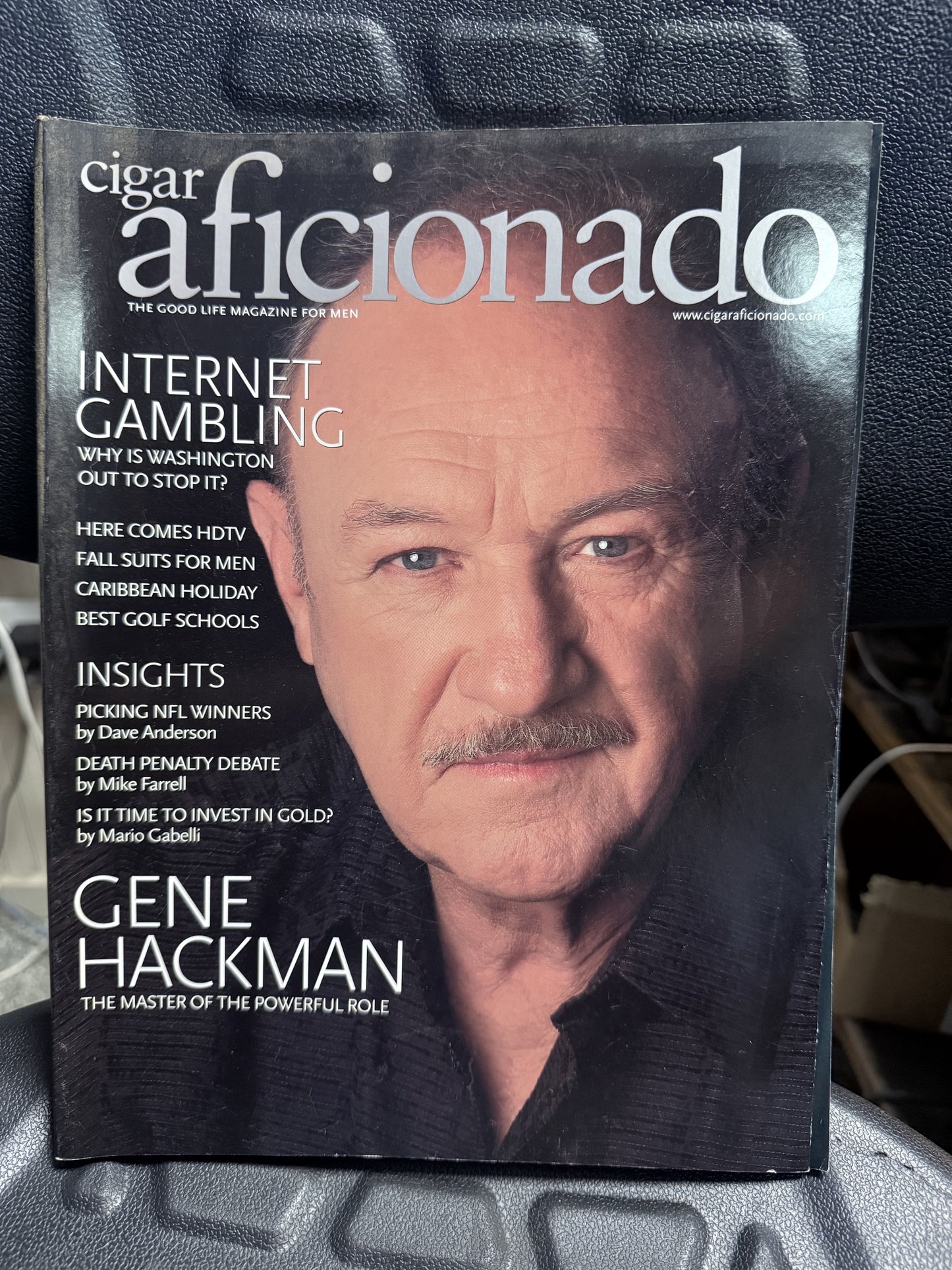 Cigar Aficionado Gene Hackman