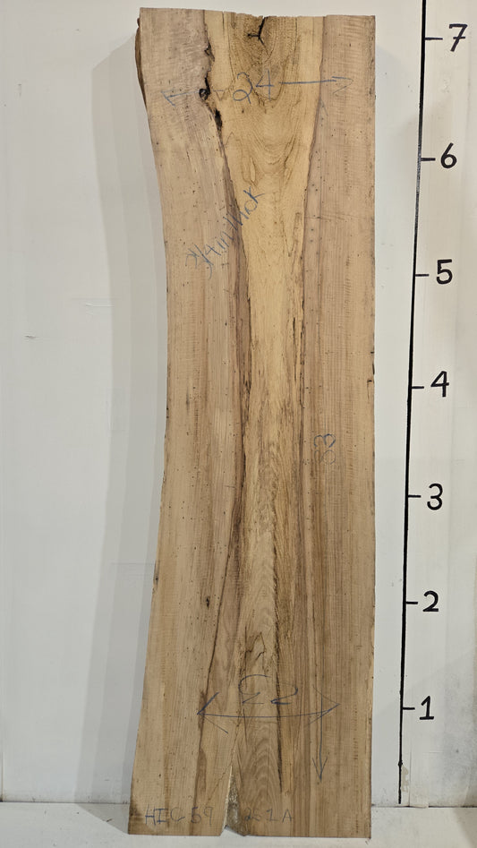 Hickory Live Edge Slab