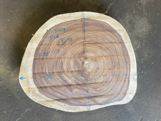 Monkey Pod Cookie Slab
