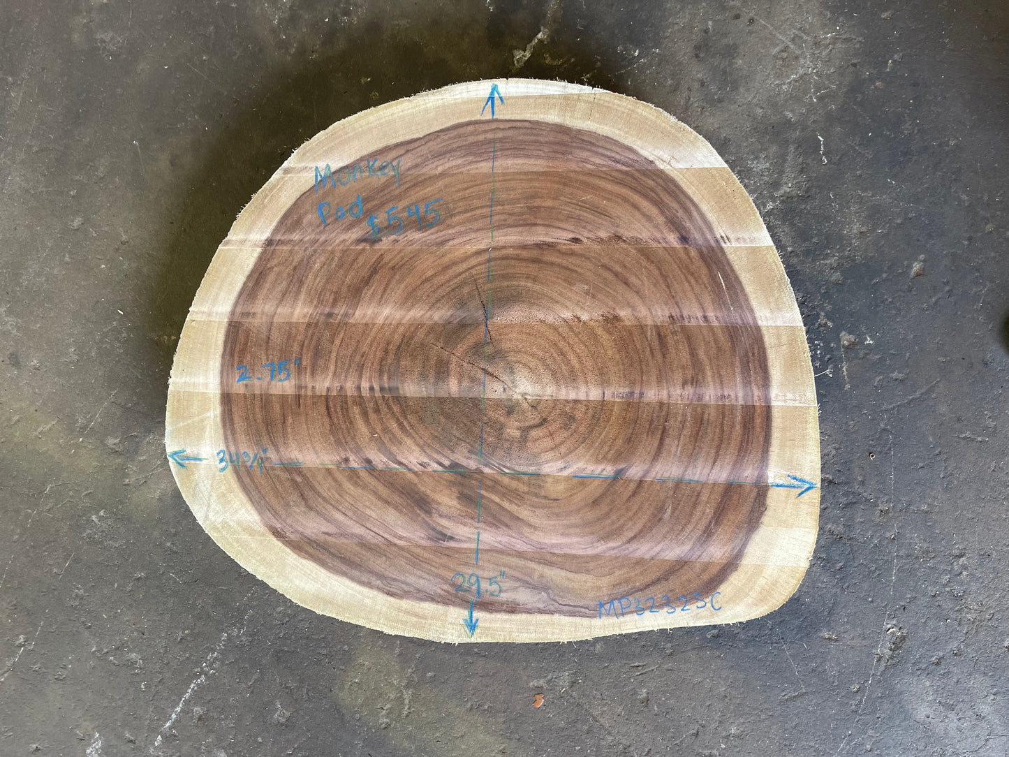 Monkey Pod Cookie Slab