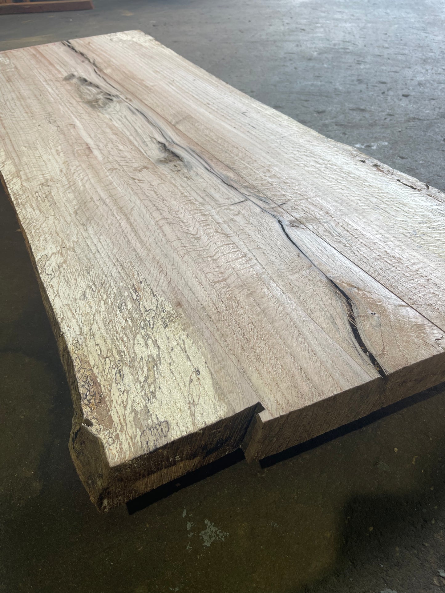 Red Oak Live Edge Slab