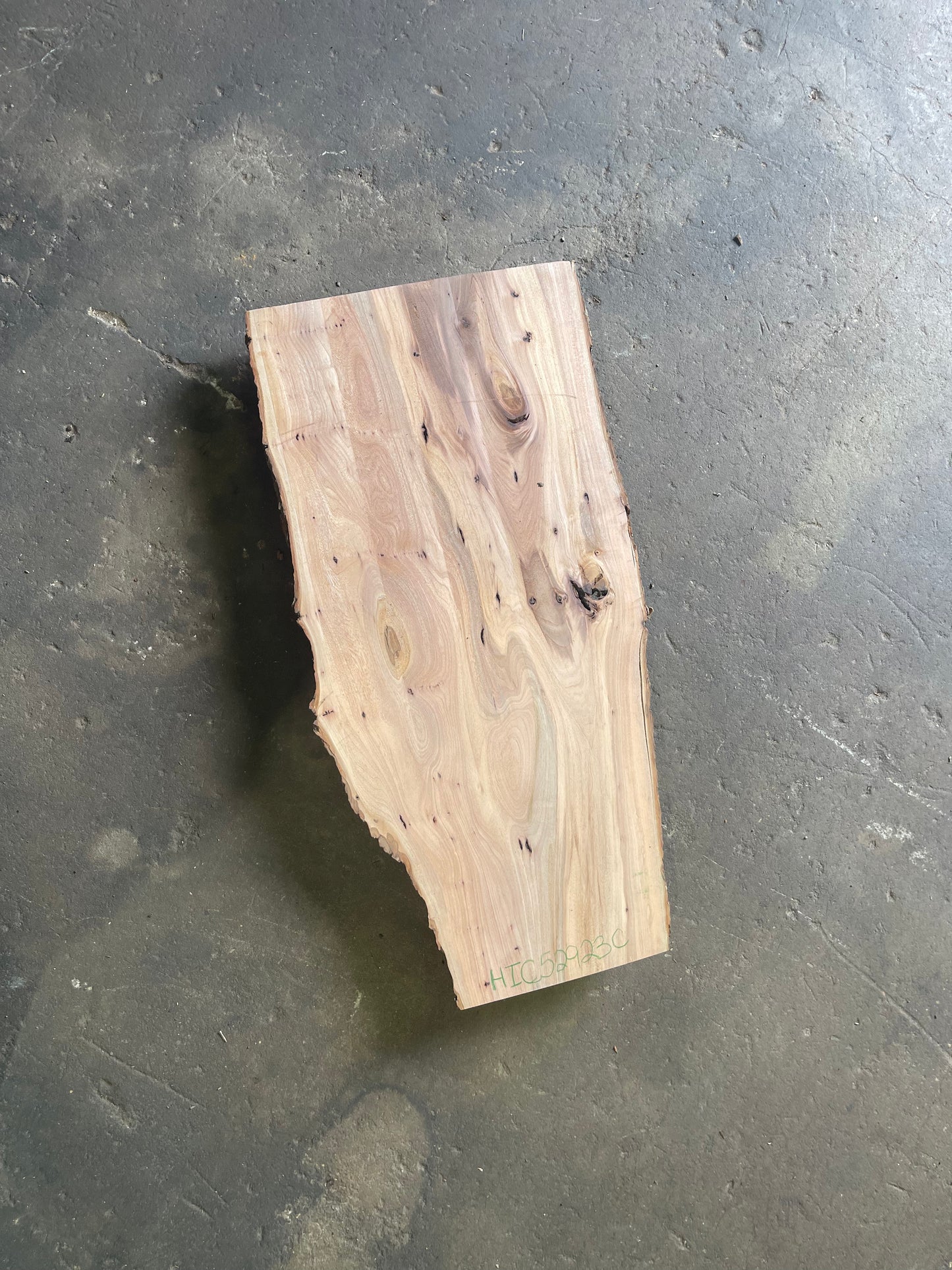 Hickory Live Edge Slab