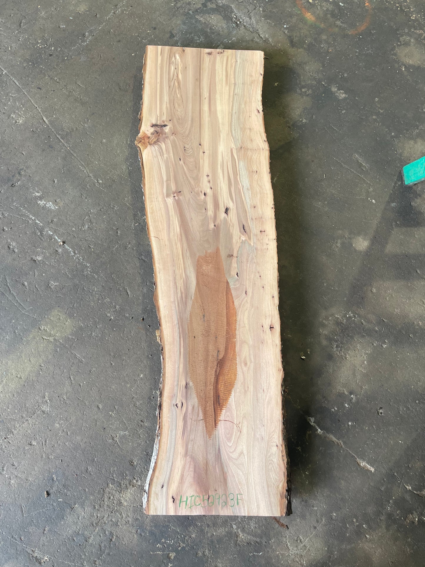 Hickory Live Edge Slab