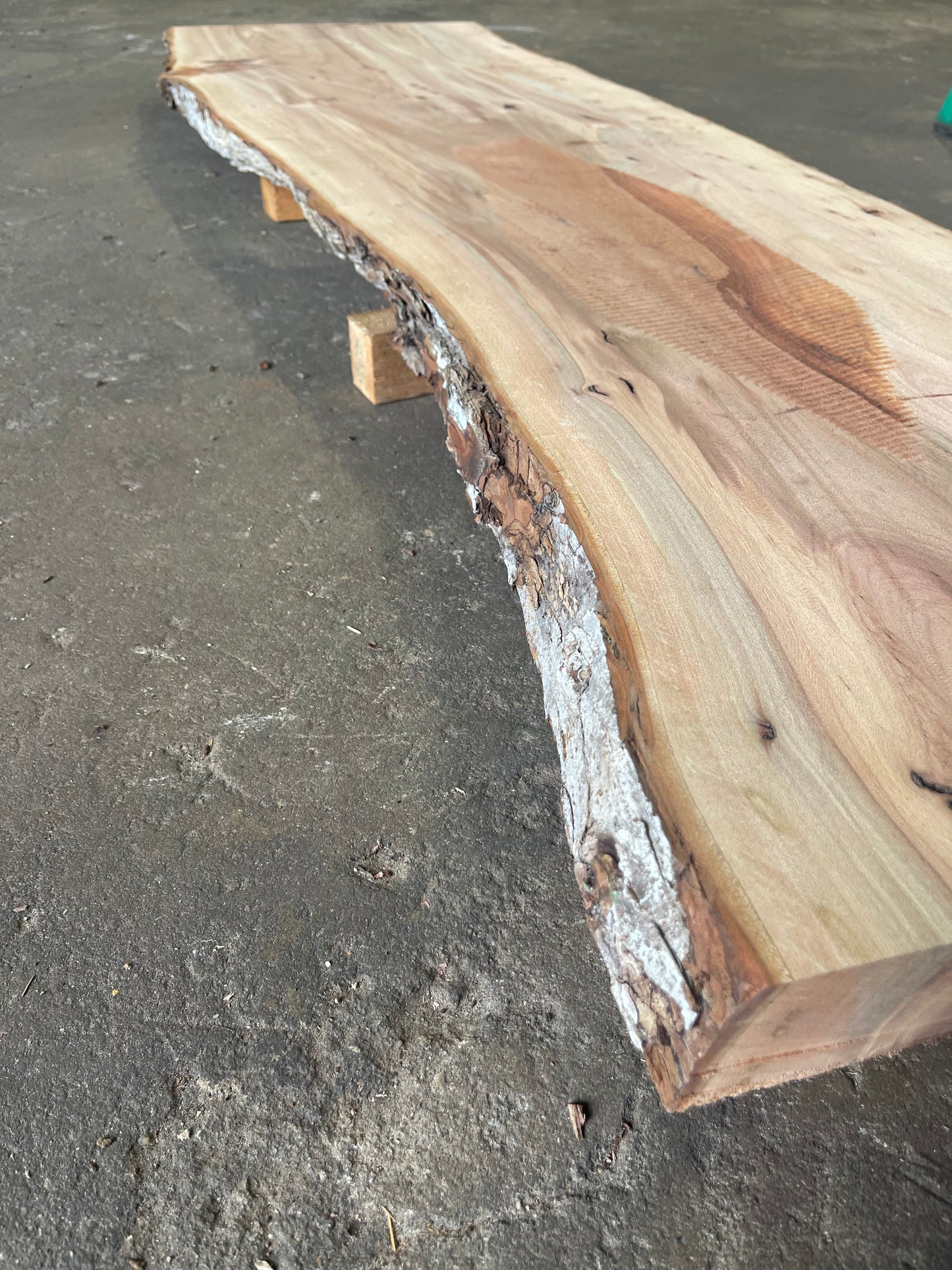 Hickory Live Edge Slab