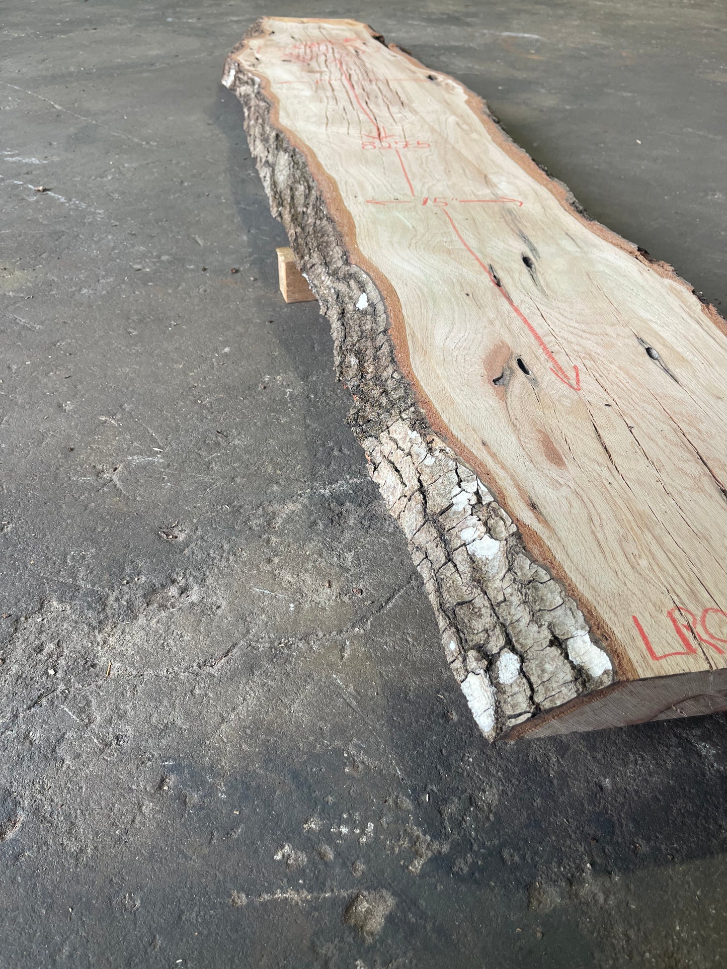 Laurel Oak Live Edge Slab