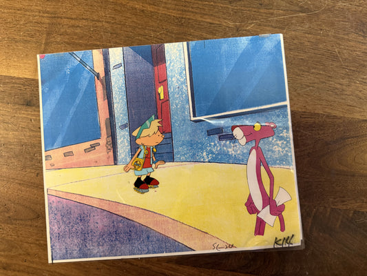 Pink Panther 1993 Cel and Drawings (2)