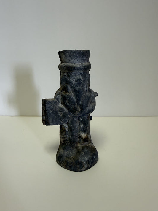 Antique Pewter Ice Cream Mold (Top Hat Man)