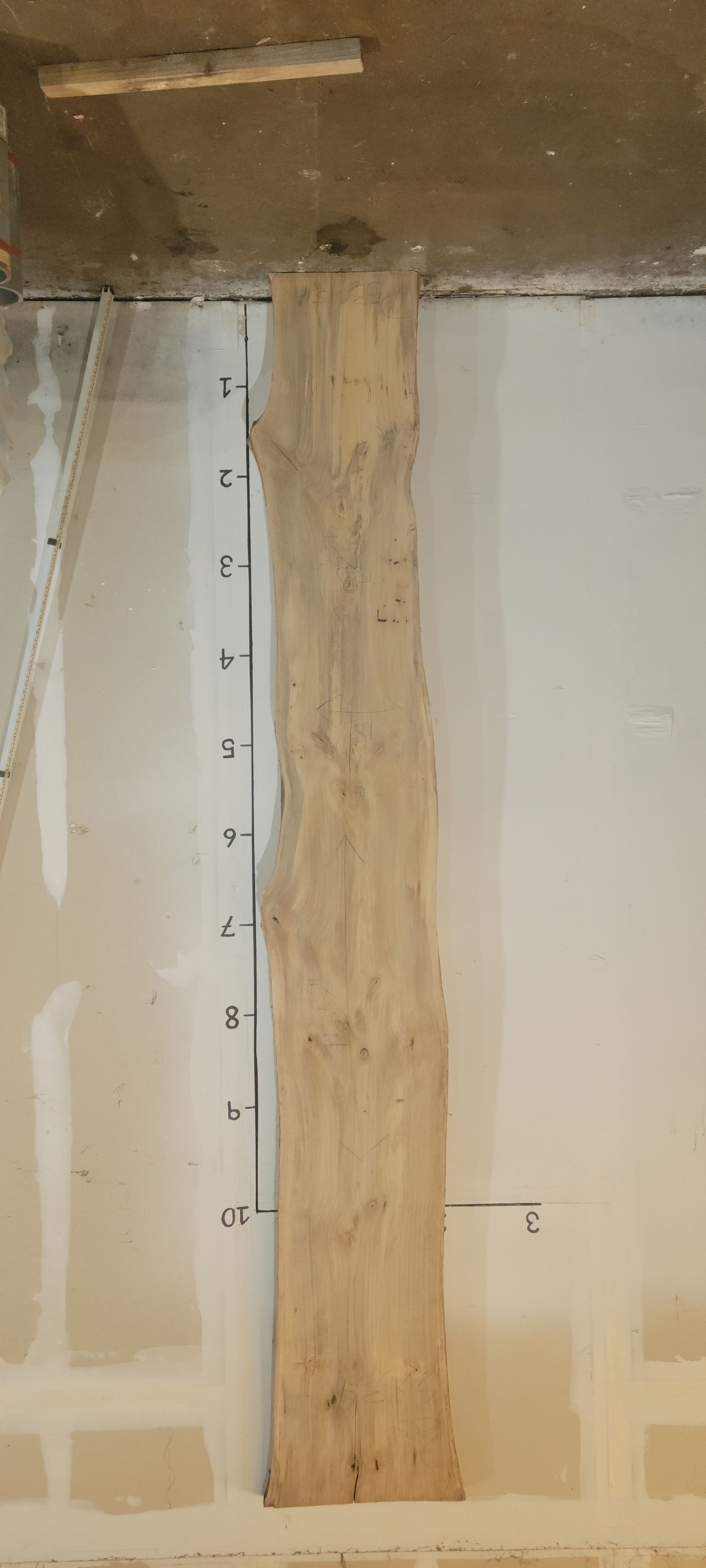 Pecan Live Edge Slab