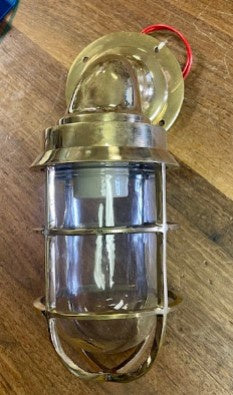 Nautical Brass Bulkhead Wall Mount Light