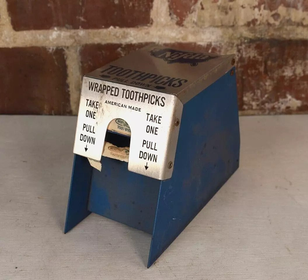 Vintage Nifda Wrapped Toothpick Dispenser