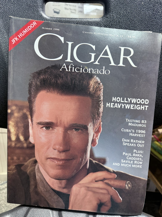 Cigar Aficionado Arnold Schwarzenegger