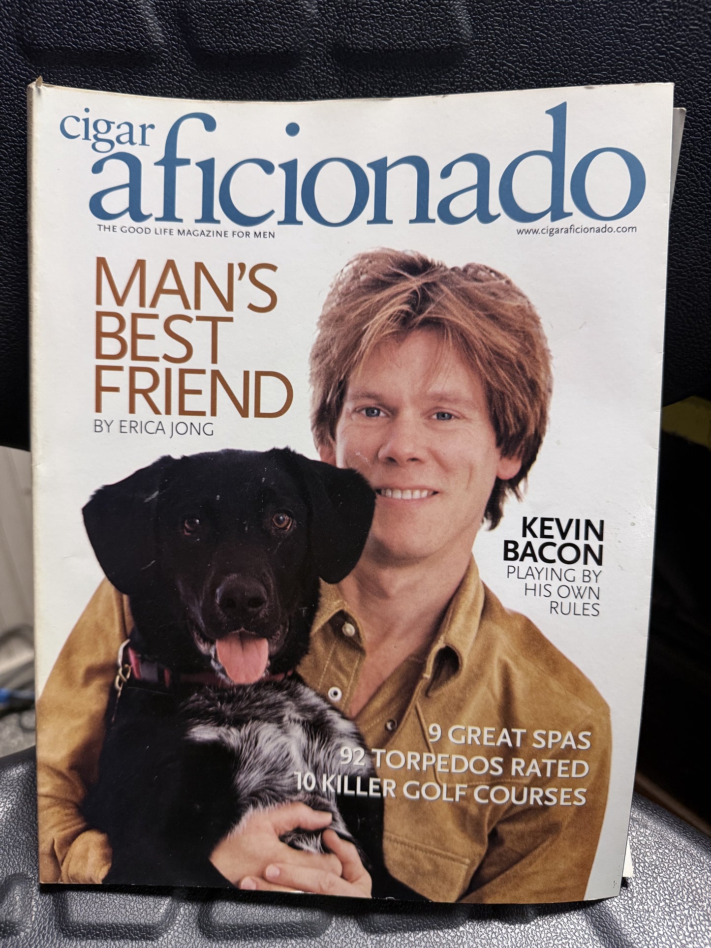 Cigar Aficionado Kevin Bacon