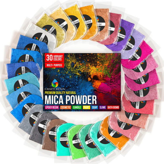Craft Resin Mica Powder 30 Colors