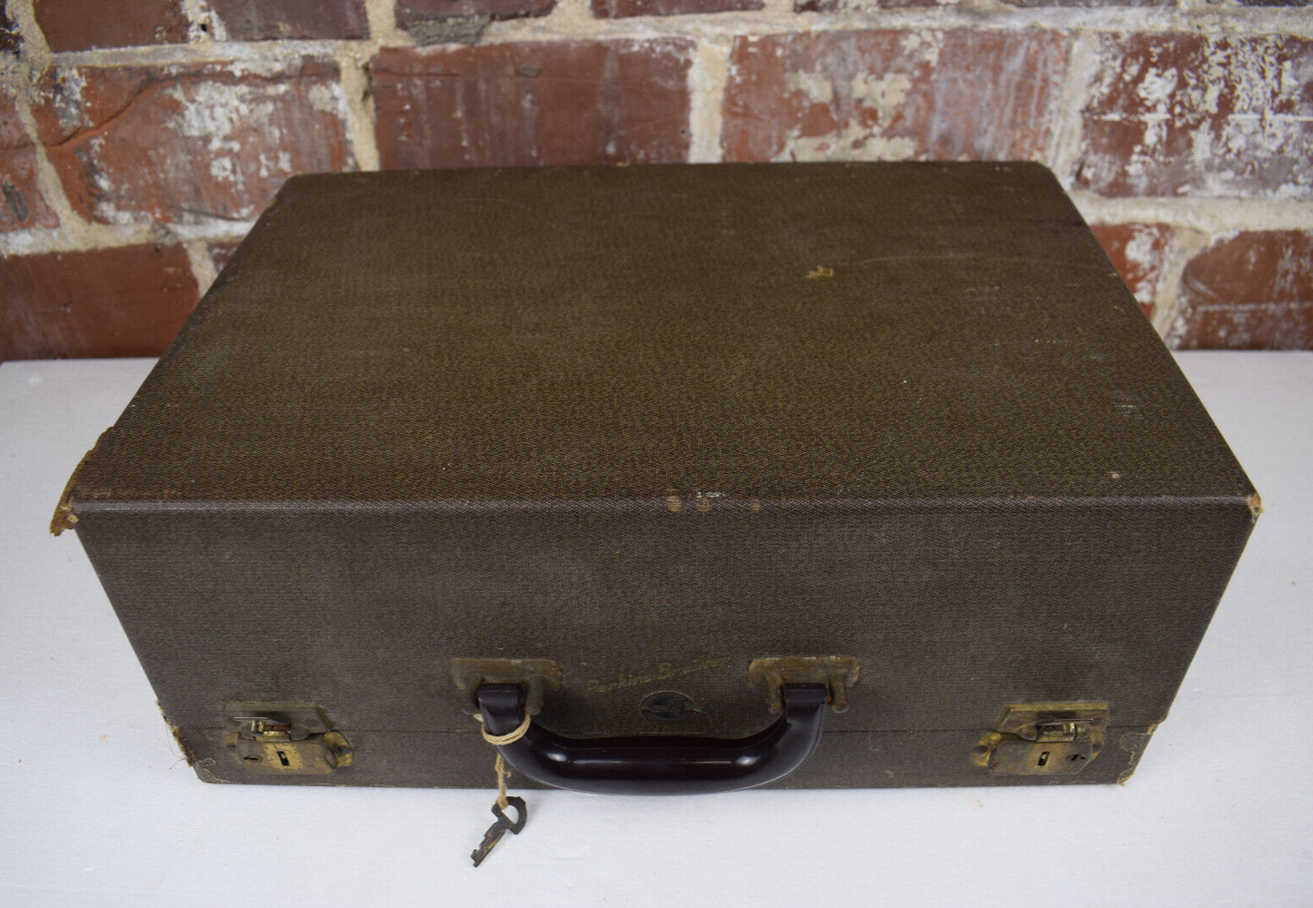 Vtg Perkins Brailler David Abraham Howe School for the Blind Typewriter w/ Case