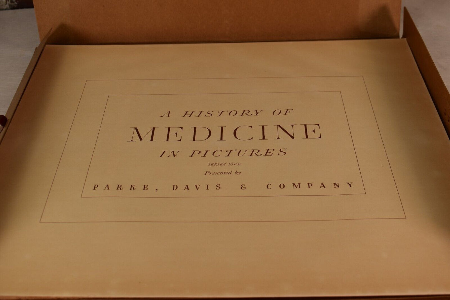 Vintage A History of Medicine Complete Series 1-8, by Parke, Davis, & Co.