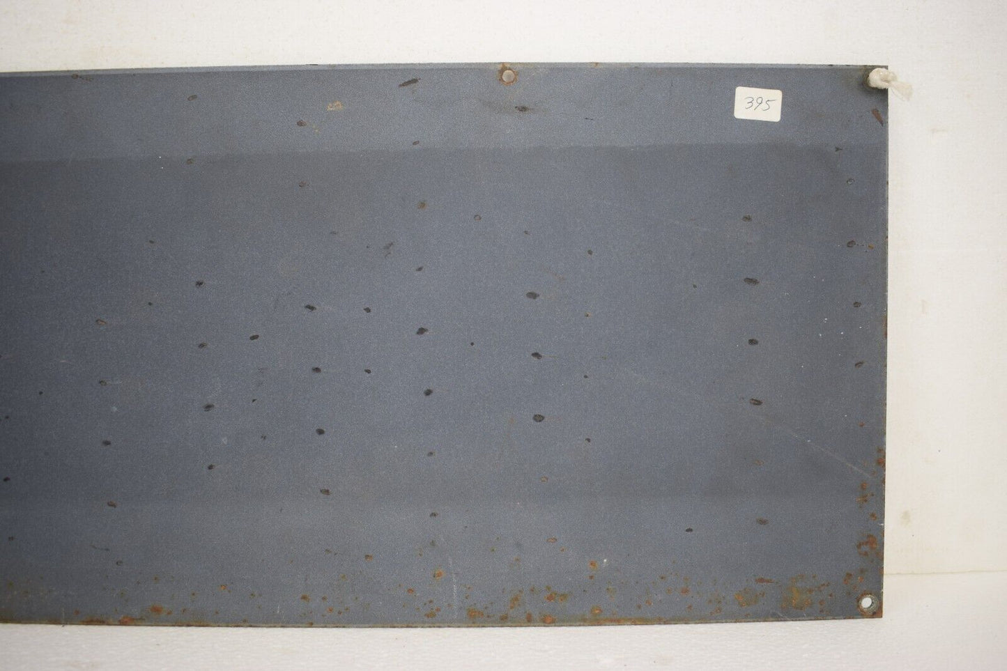 Vintage Porcelain Metal Barber Shop Sign Original 18" x 9” One Sided