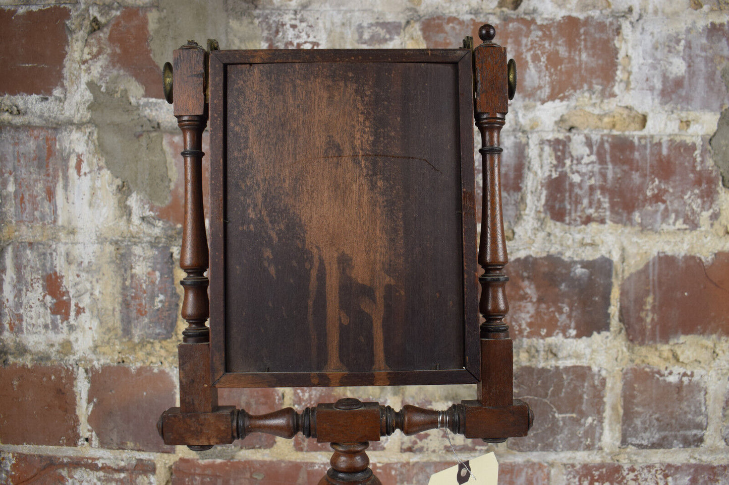 Antique Wooden Victorian Zograscope Adjustable Magnifying Mirror