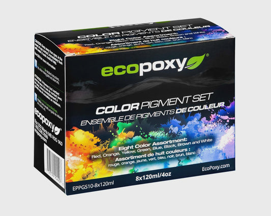 EcoPoxy Liquid Color Pigment Set 8pc 120ml