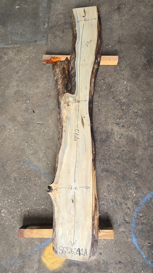 Sweet Gum Live Edge Slab SG726241A