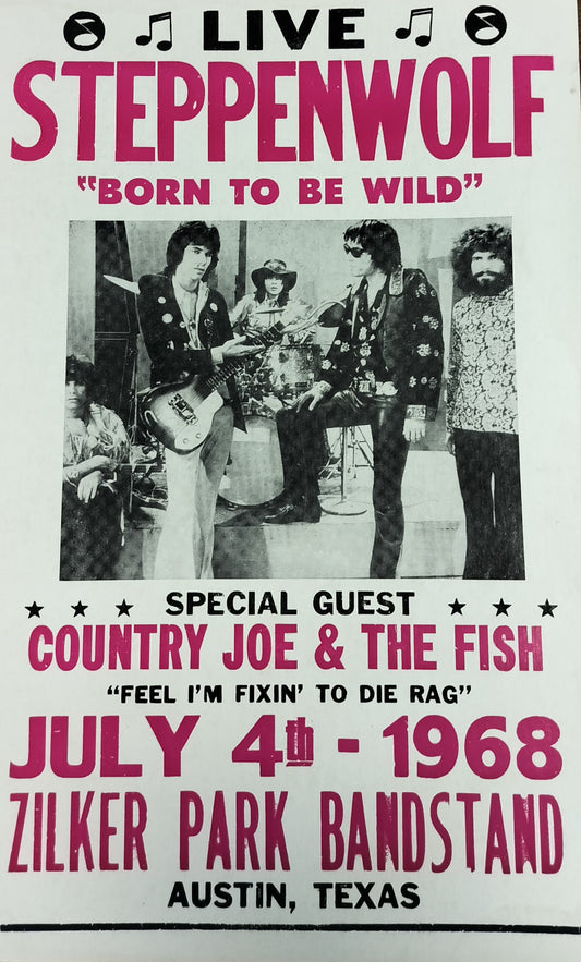 Steppenwolf Concert Poster