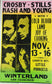 Crosby Stills Nash and Young Concert Poster