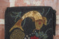 Chicos Beaded Fish Wristlet Purse Black With Sequins And Tassel