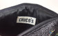 Chicos Beaded Fish Wristlet Purse Black With Sequins And Tassel