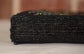 Chicos Beaded Fish Wristlet Purse Black With Sequins And Tassel