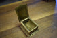 Vintage Antique Brass Stamp Box