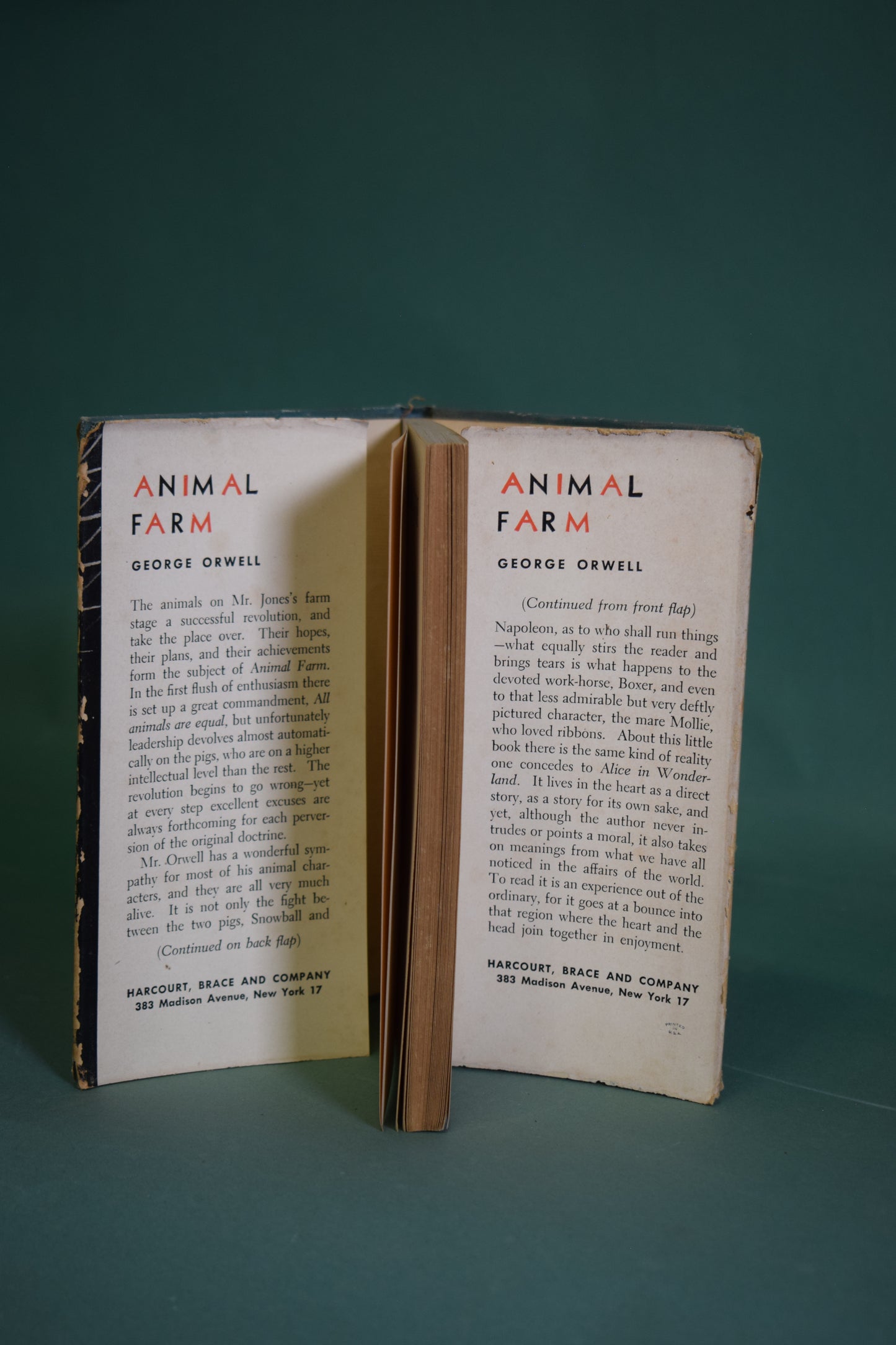 Animal Farm George Orwell - 1946, first edition with dust jacket