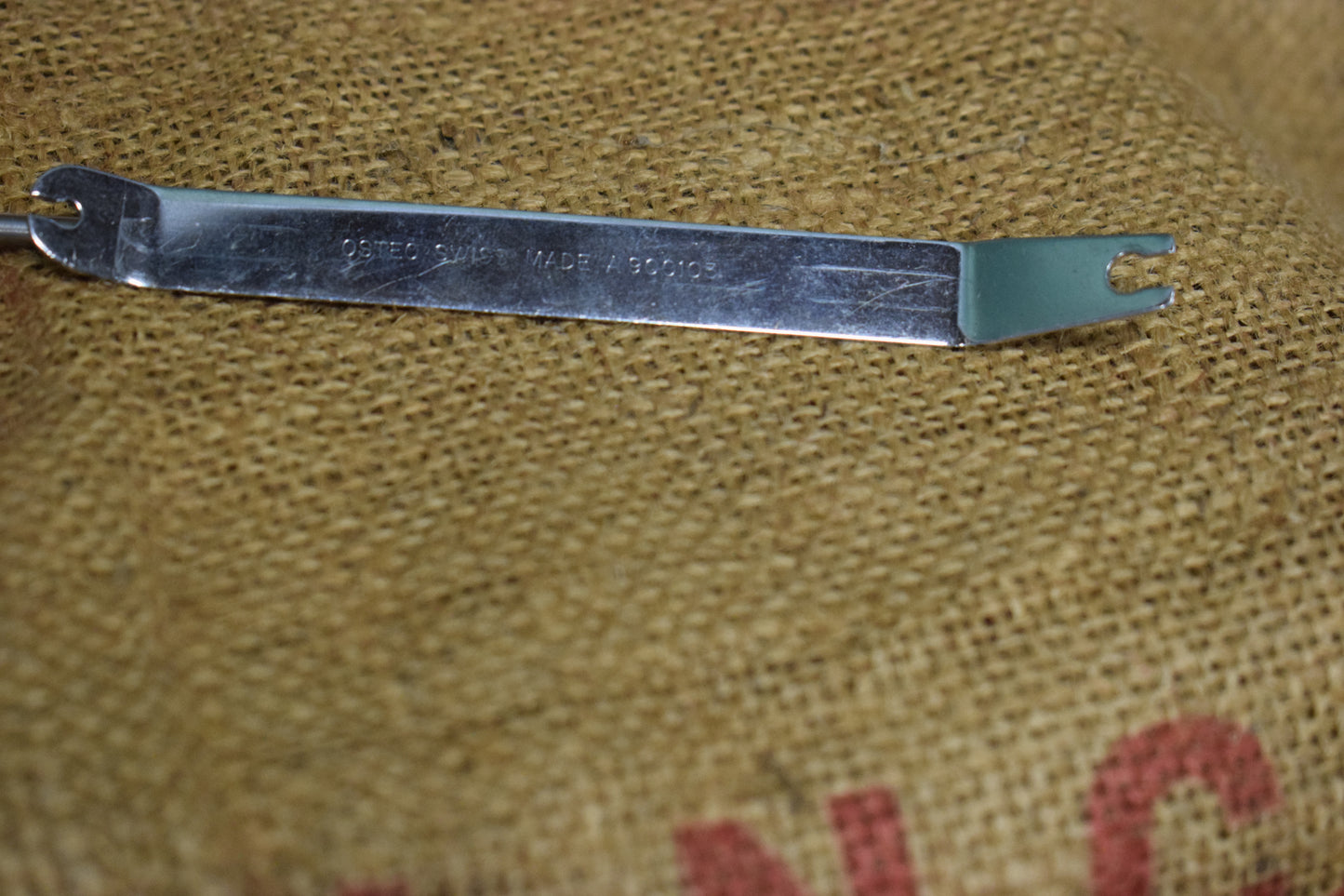 Assorted surgical screws, tools, fixators