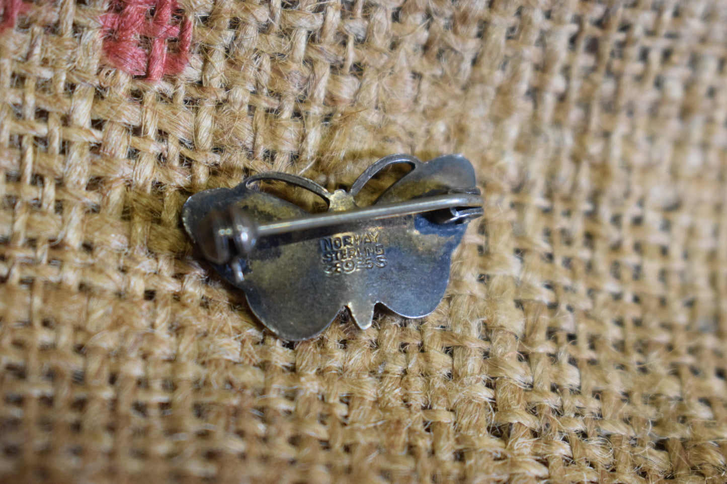 David Anderson butterfly brooch pin