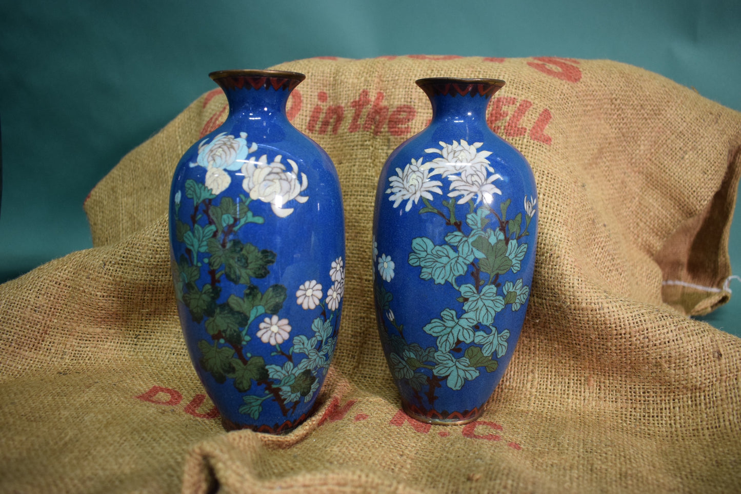 Japanese cloisonné - Set of three