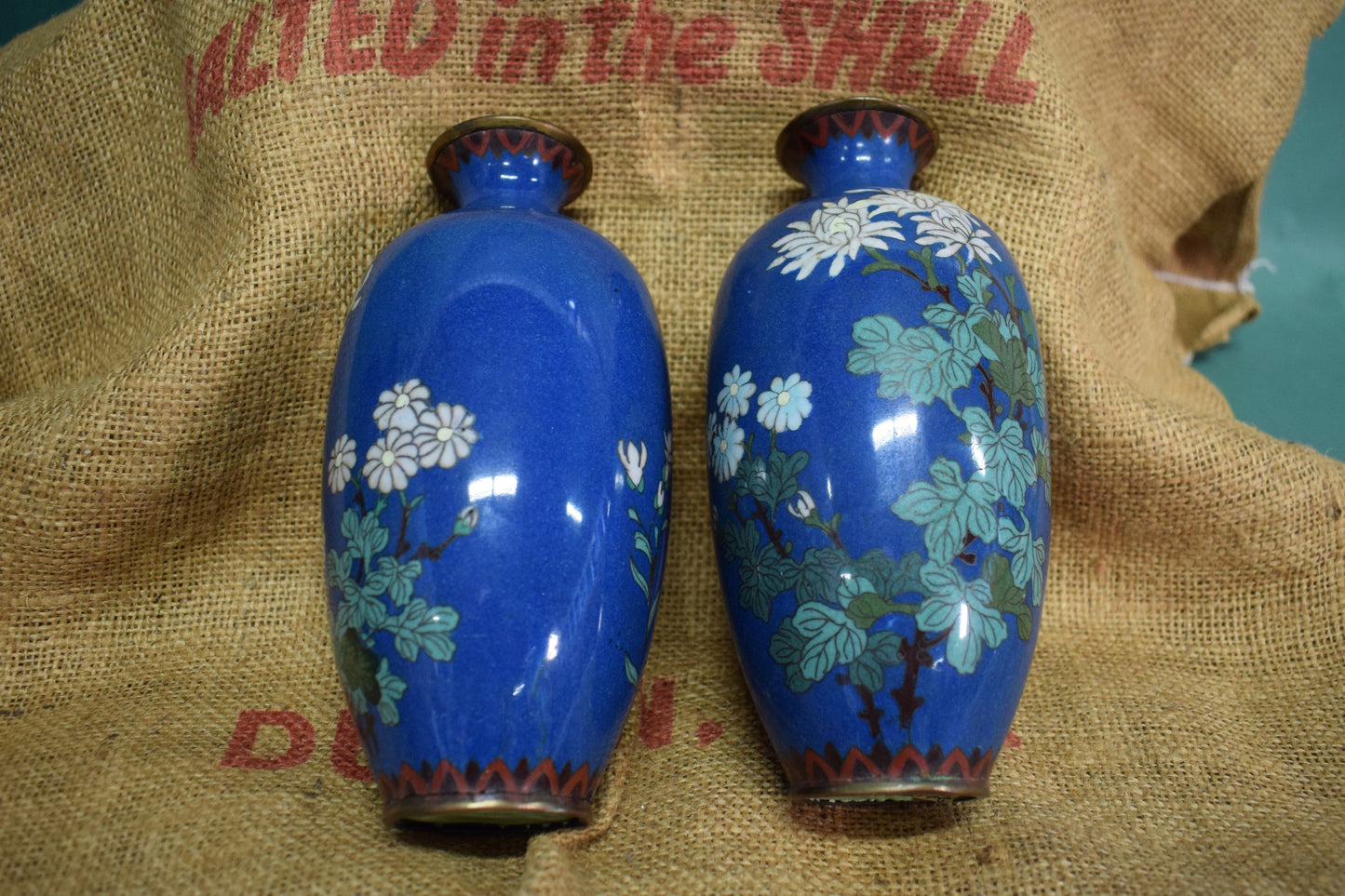 Japanese cloisonné - Set of three