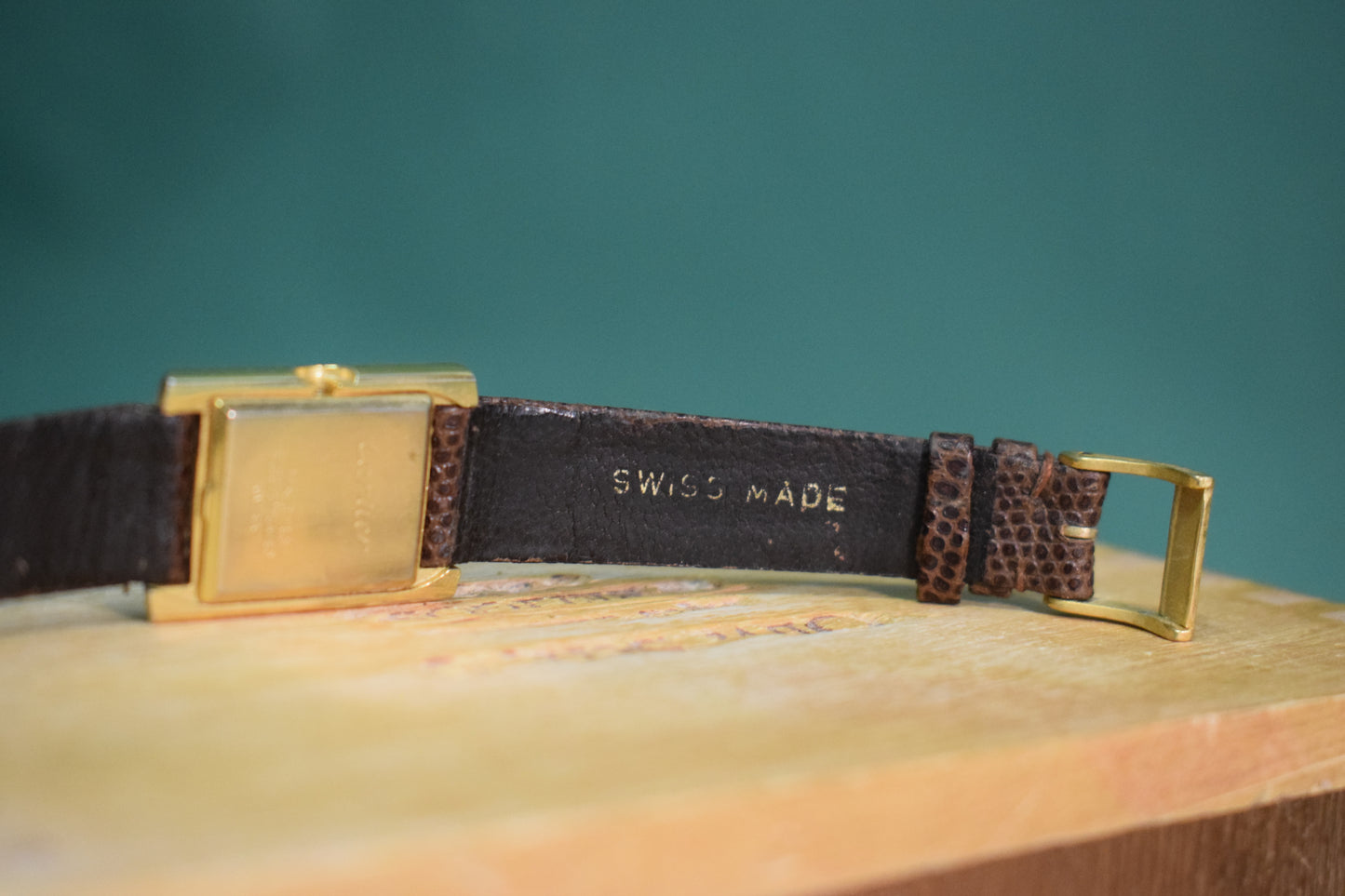 Must de Cartier Tank watch, 18K electroplated - FOR PARTS OR RESTORATION