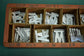 Duncan-Morris aluminum mailbox letters