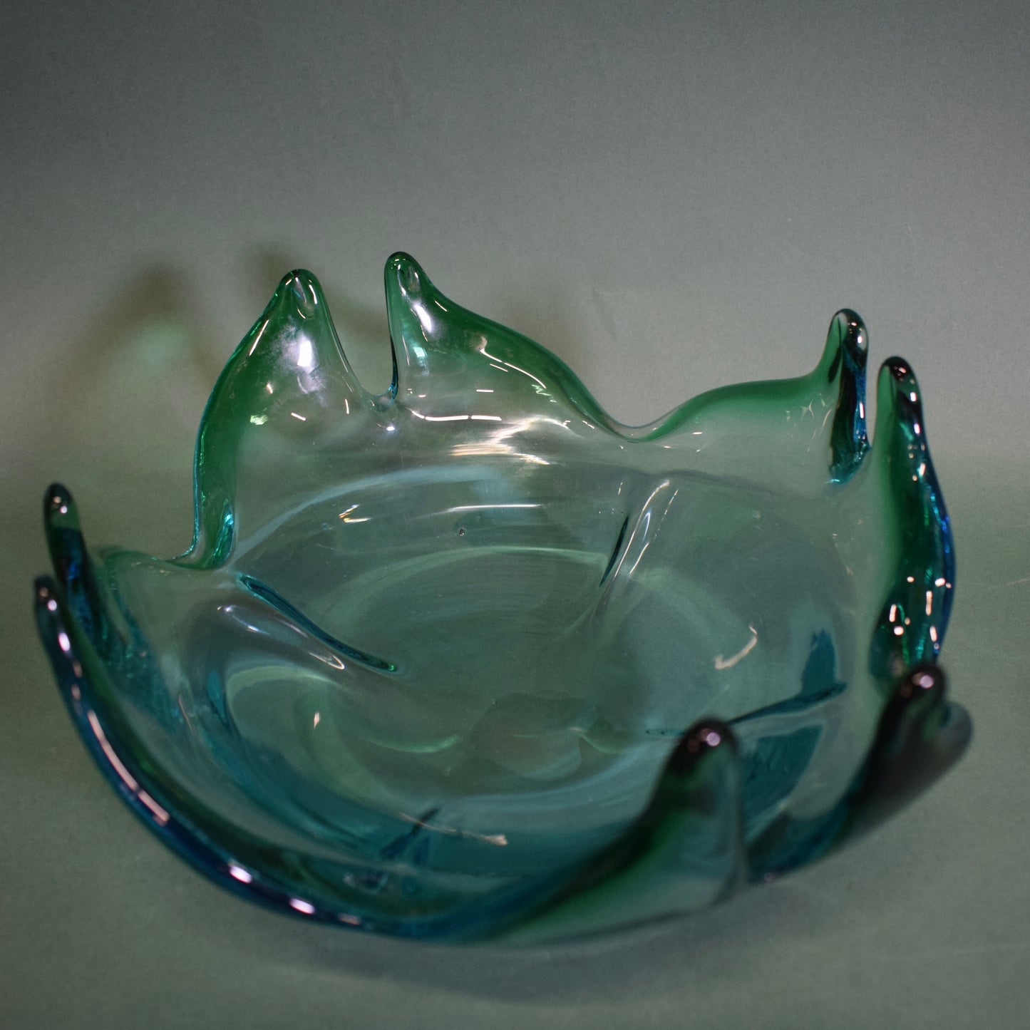 Murano Style Art Glass Bowl