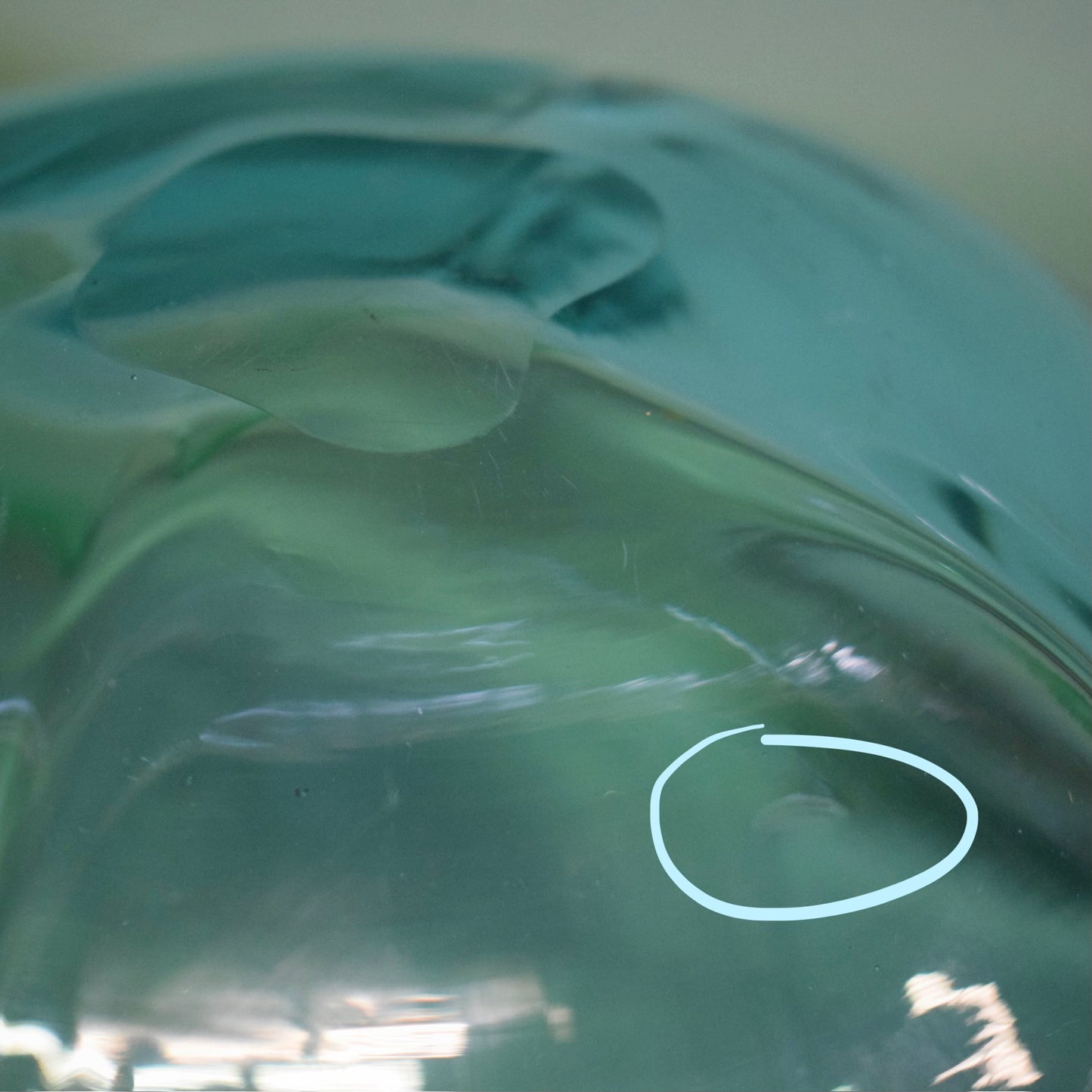 Murano Style Art Glass Bowl