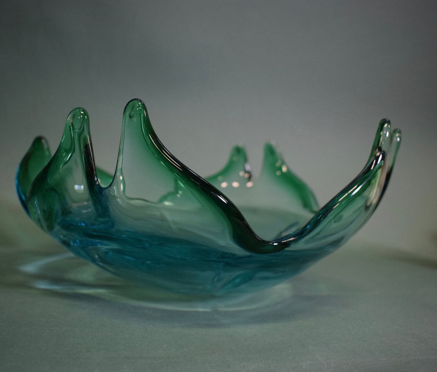 Murano Style Art Glass Bowl