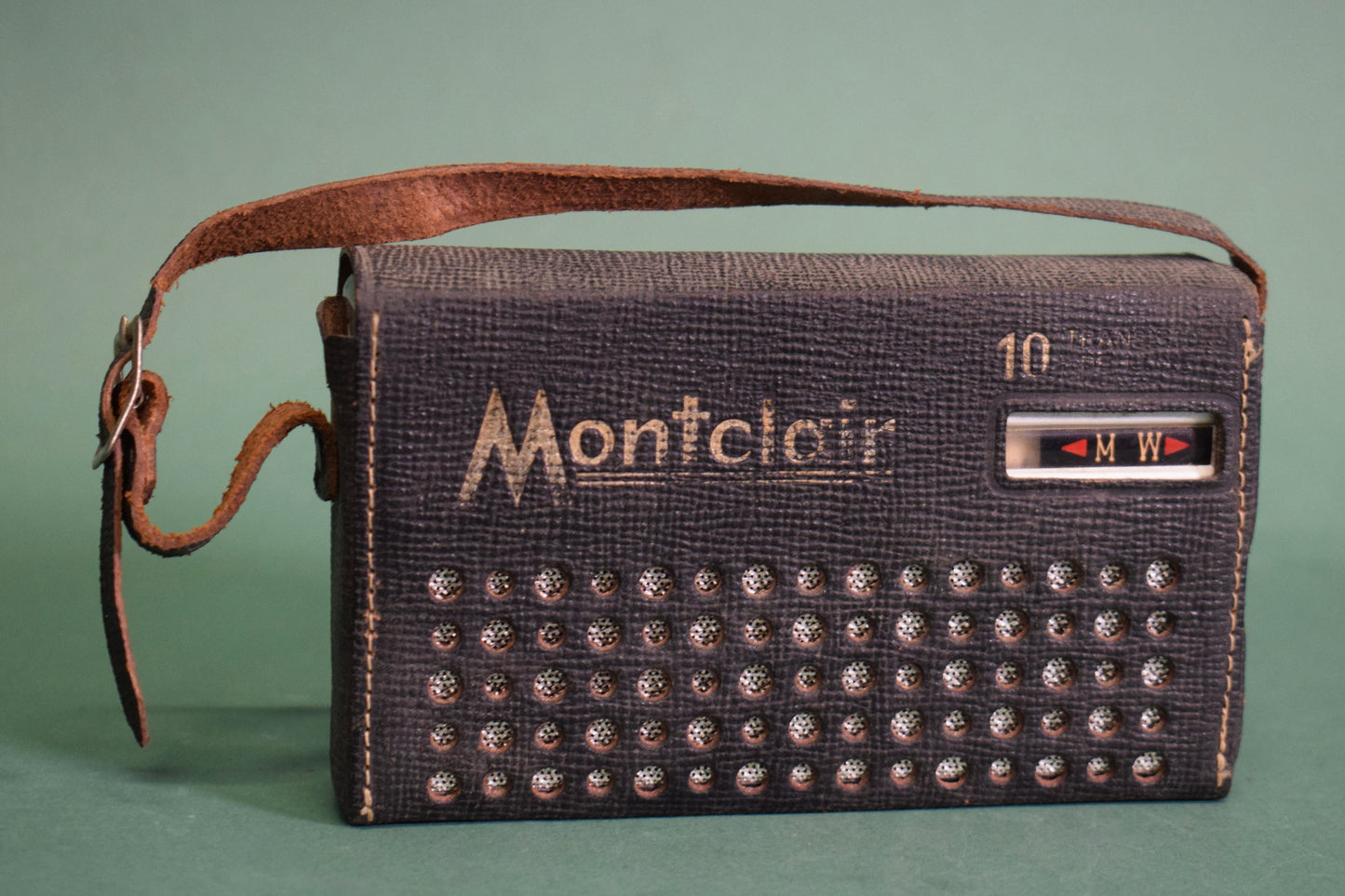 Montclair Transistor Radio with Leather Case