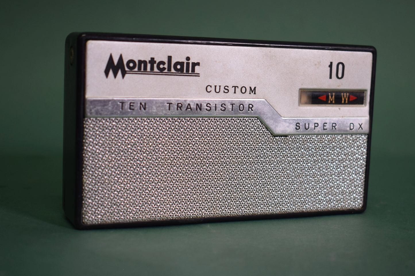 Montclair Transistor Radio with Leather Case